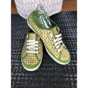 Coach Low Ankle Green Sneakers